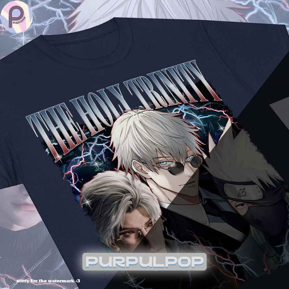 The Holy Trinity Gojo Sylus Kakashi Shirt