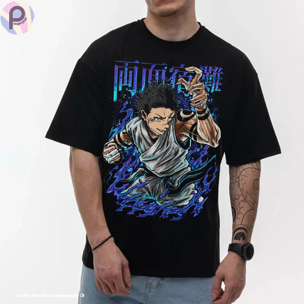 Sukuna in Megumi Fushiguro Jujutsu Kaisen Shirt
