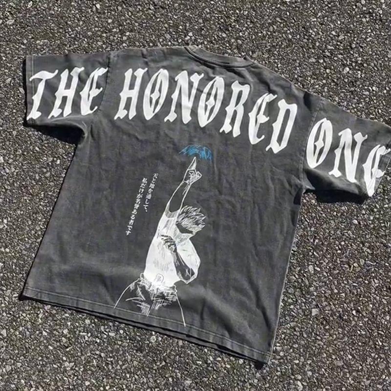 VINTAGE TEE丨The Honored One Tee-JJK