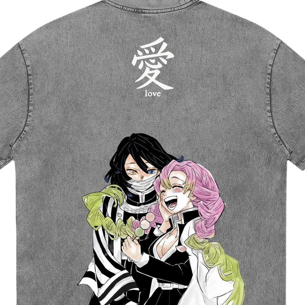 Unisex  Demon Slayer Anime Inspired Vintage T-Shirt