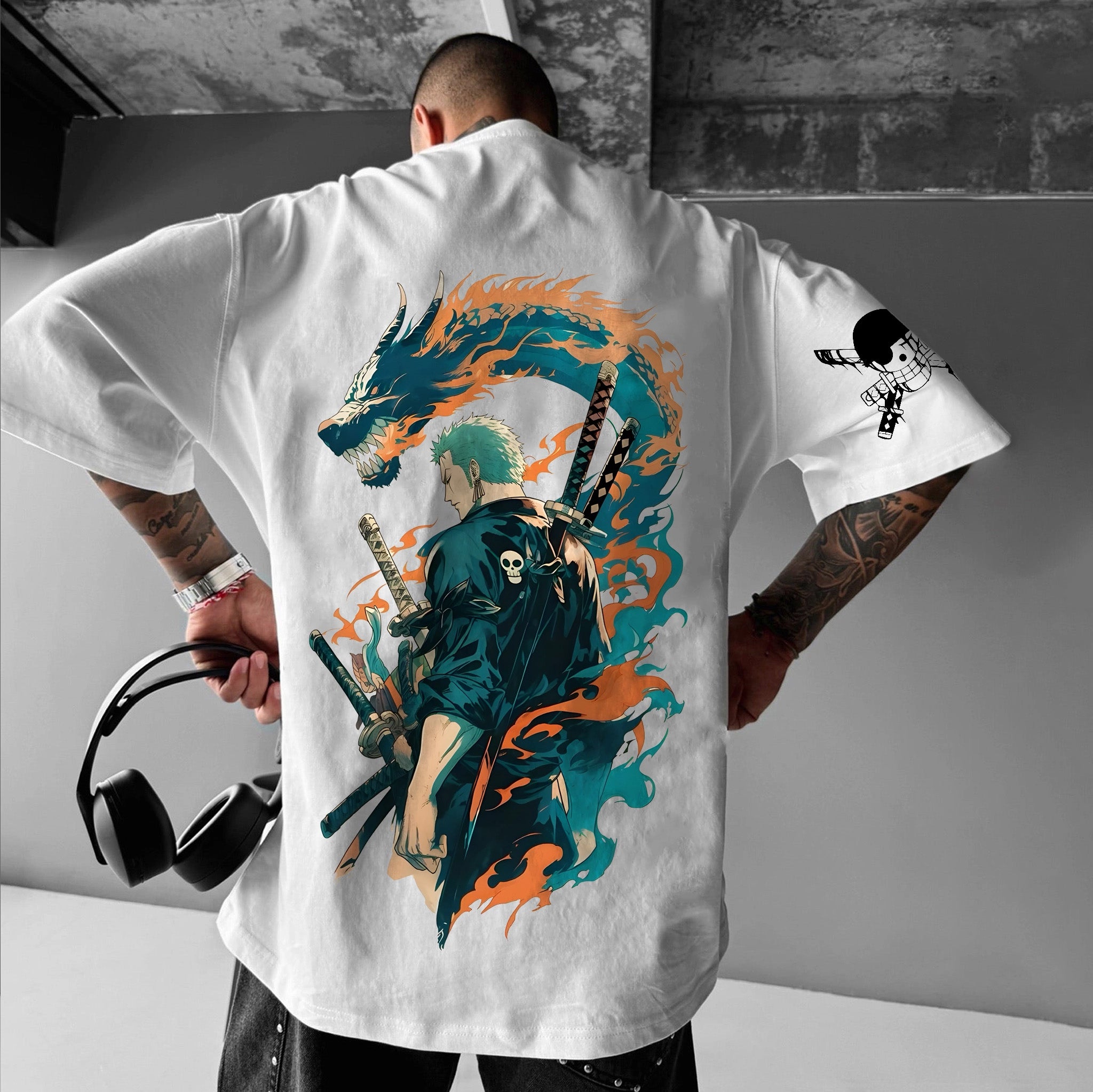 Unisex Anime Inspired Vintage T-Shirt