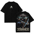 Demon Slayer Unisex Oversize Anime Manga Washed Heavyweight Cotton T-shirt
