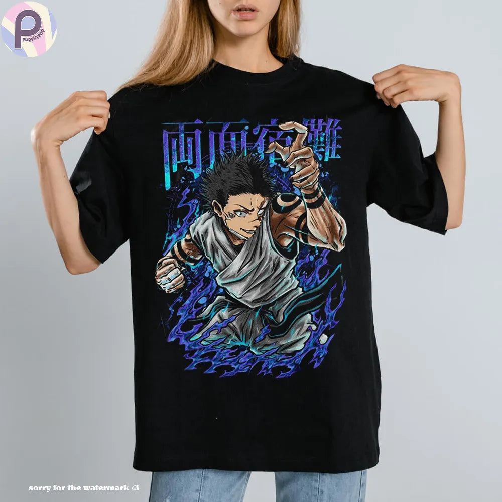 Sukuna in Megumi Fushiguro Jujutsu Kaisen Shirt