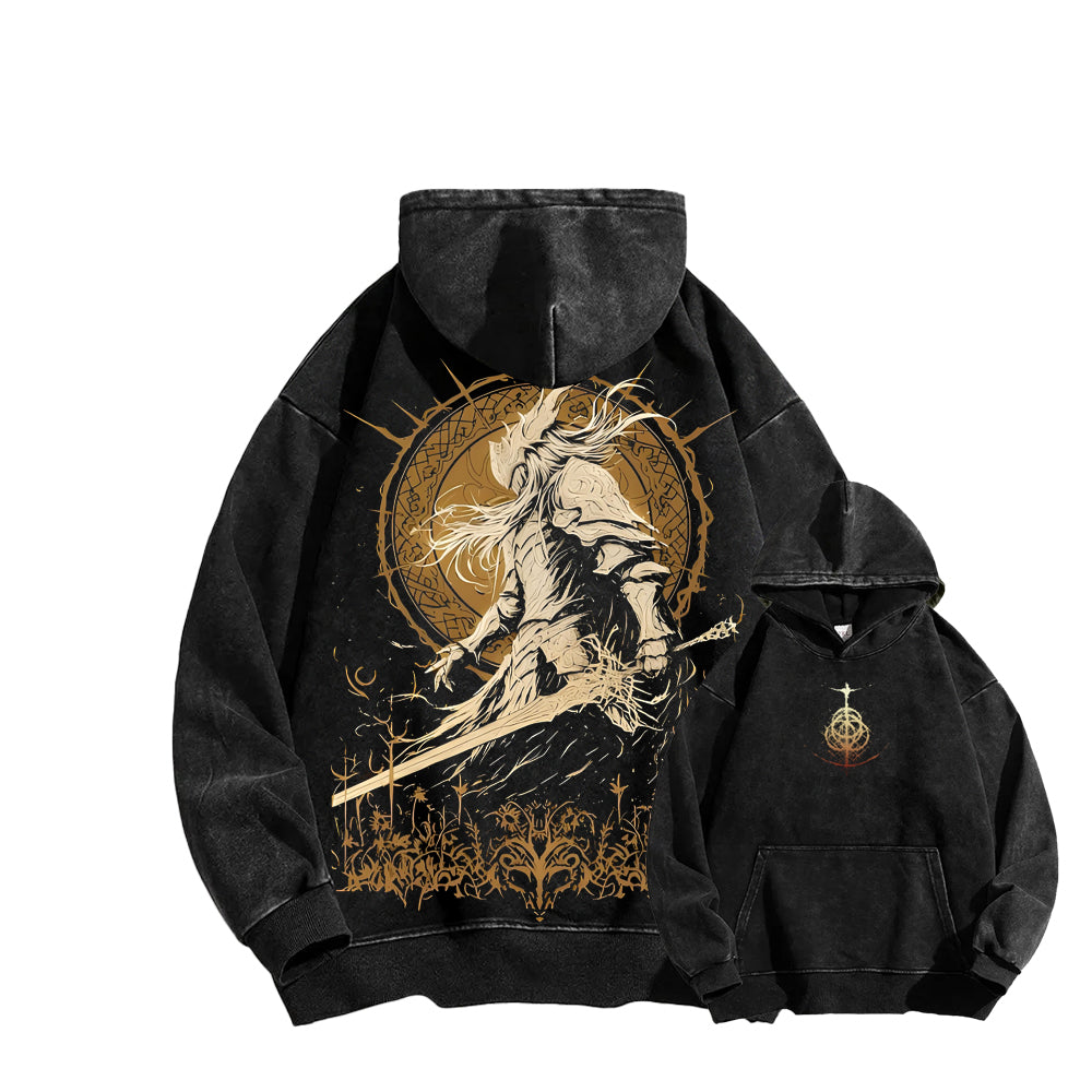Elden Ring Casual Washed Hoodies 2506023829
