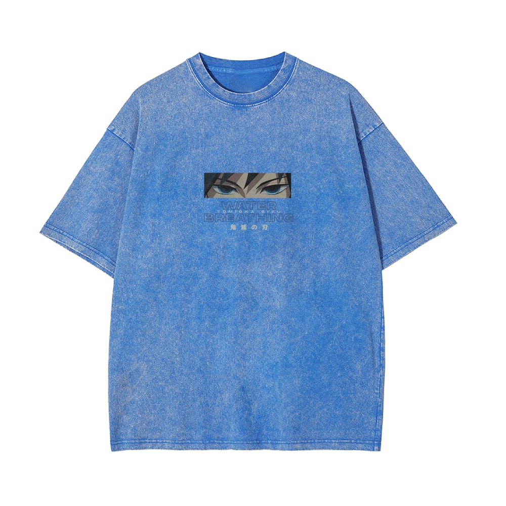 OG Giyu Tomioka Vintage Oversized T-Shirt | Demon Slayer