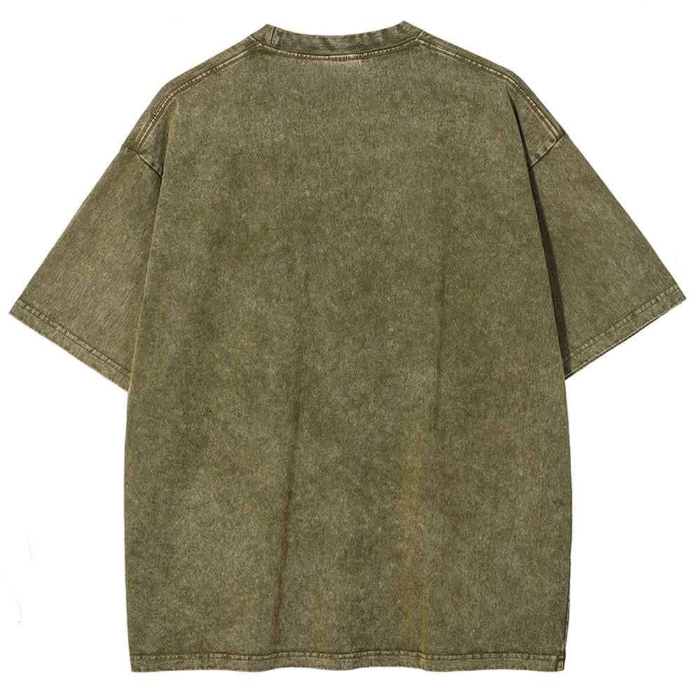 Demon Slayer Unisex Fit Washed T-Shirt 2503005419