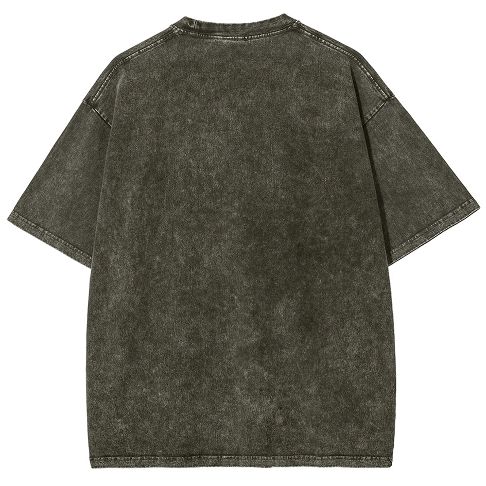 Attack On Titan Unisex Fit Washed T-Shirt 2503000036