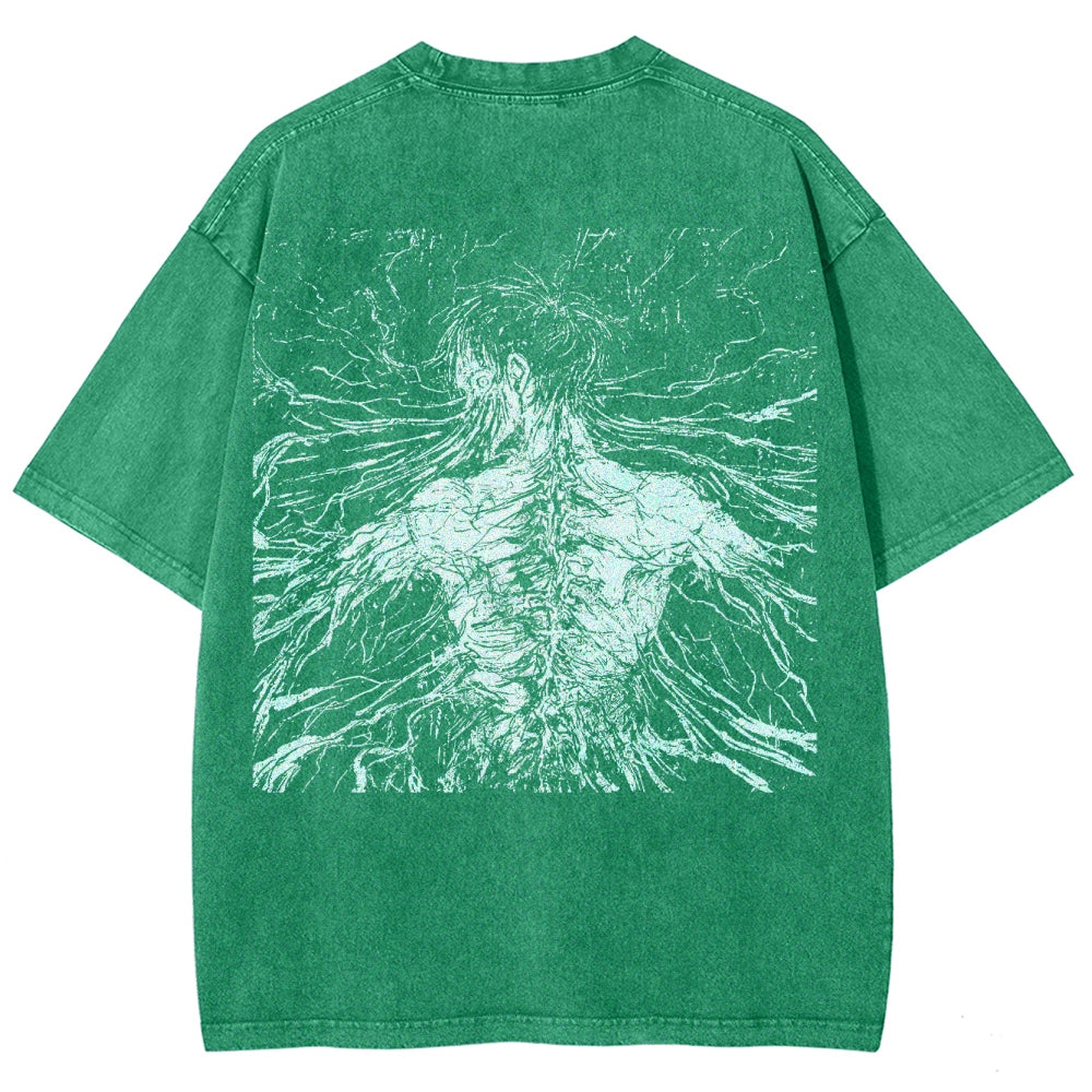 Attack On Titan Unisex Fit Washed T-Shirt