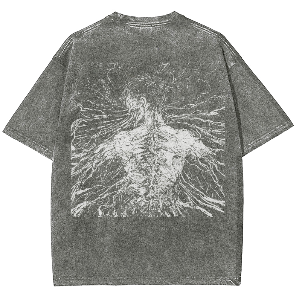 Attack On Titan Unisex Fit Washed T-Shirt