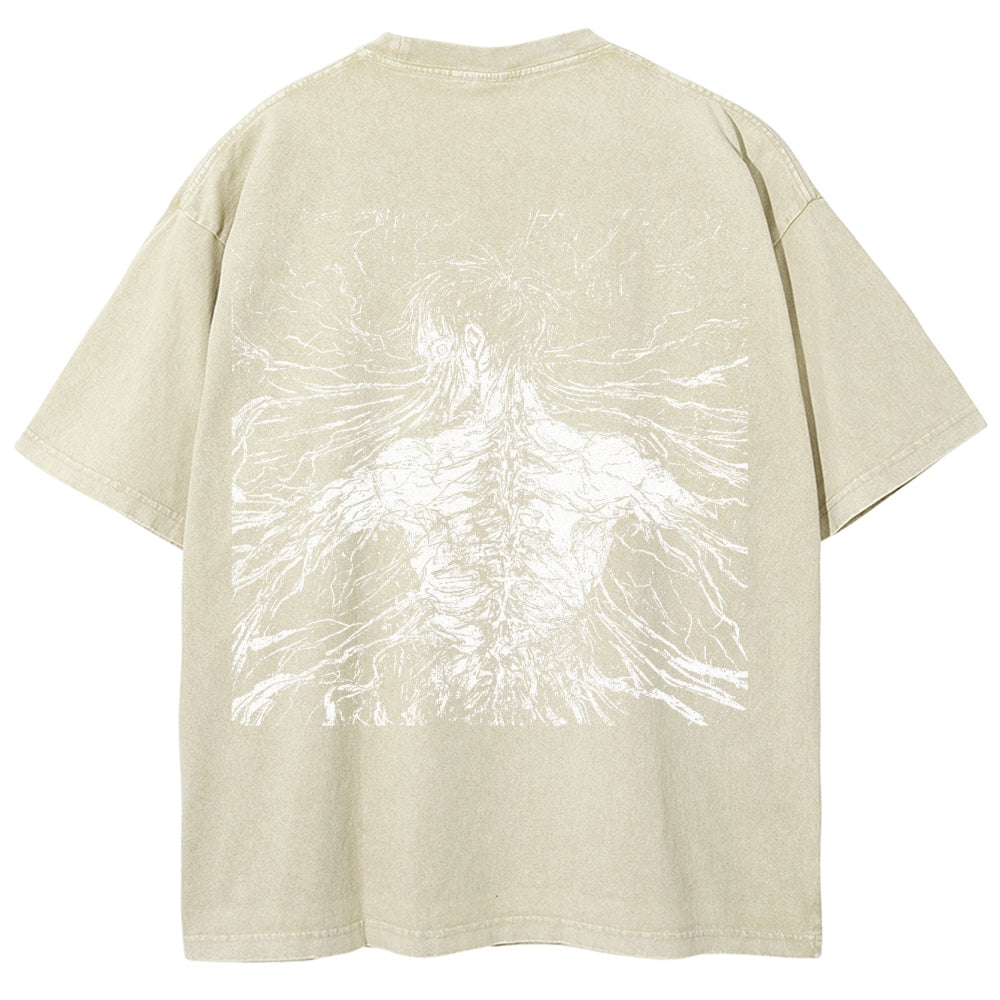 Attack On Titan Unisex Fit Washed T-Shirt