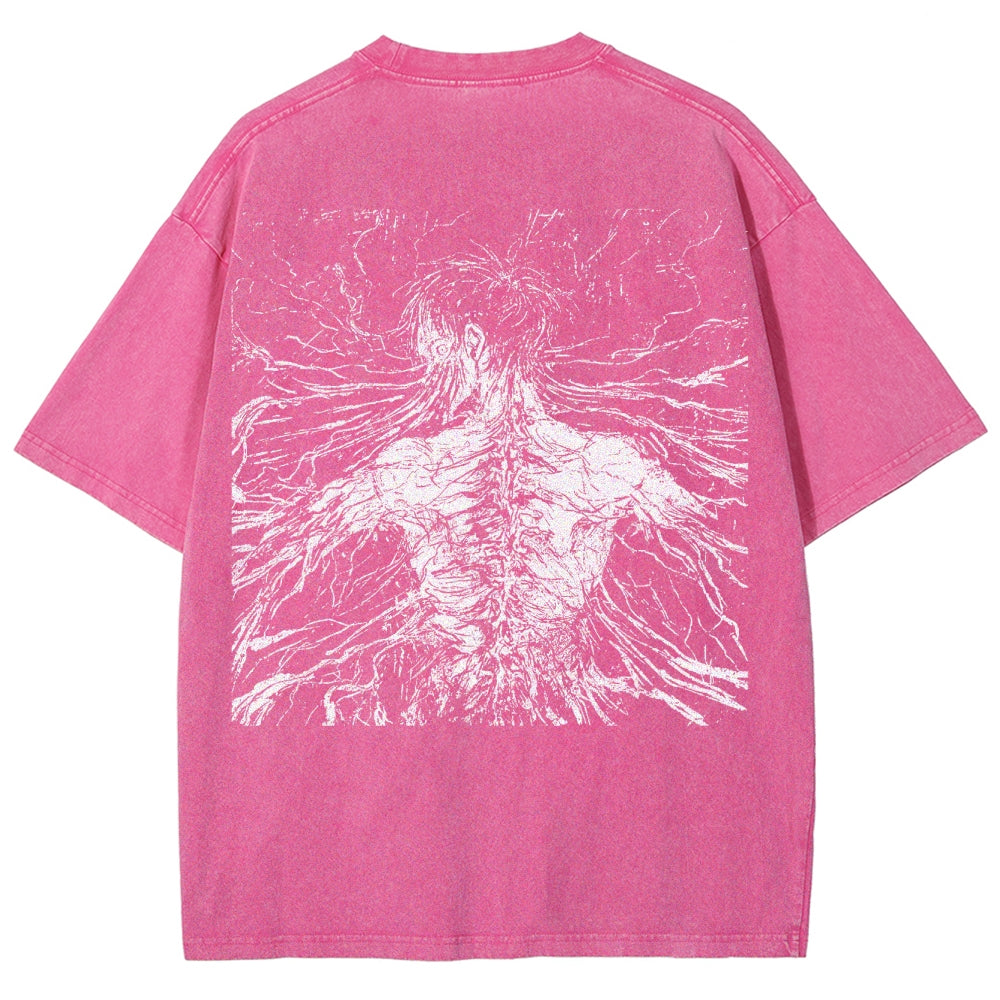 Attack On Titan Unisex Fit Washed T-Shirt