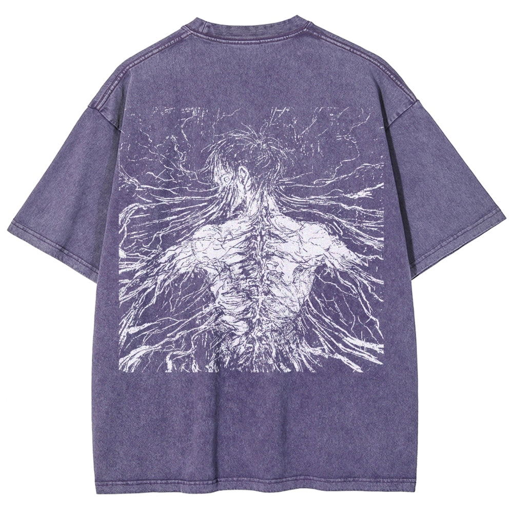 Attack On Titan Unisex Fit Washed T-Shirt