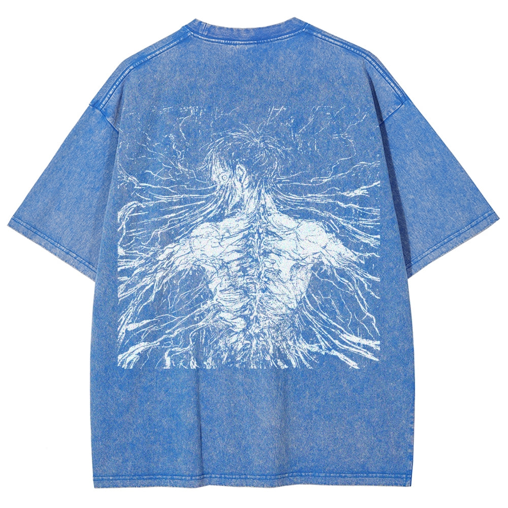 Attack On Titan Unisex Fit Washed T-Shirt