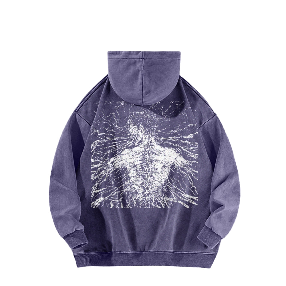 Attack On Titan Casual Washed Hoodies