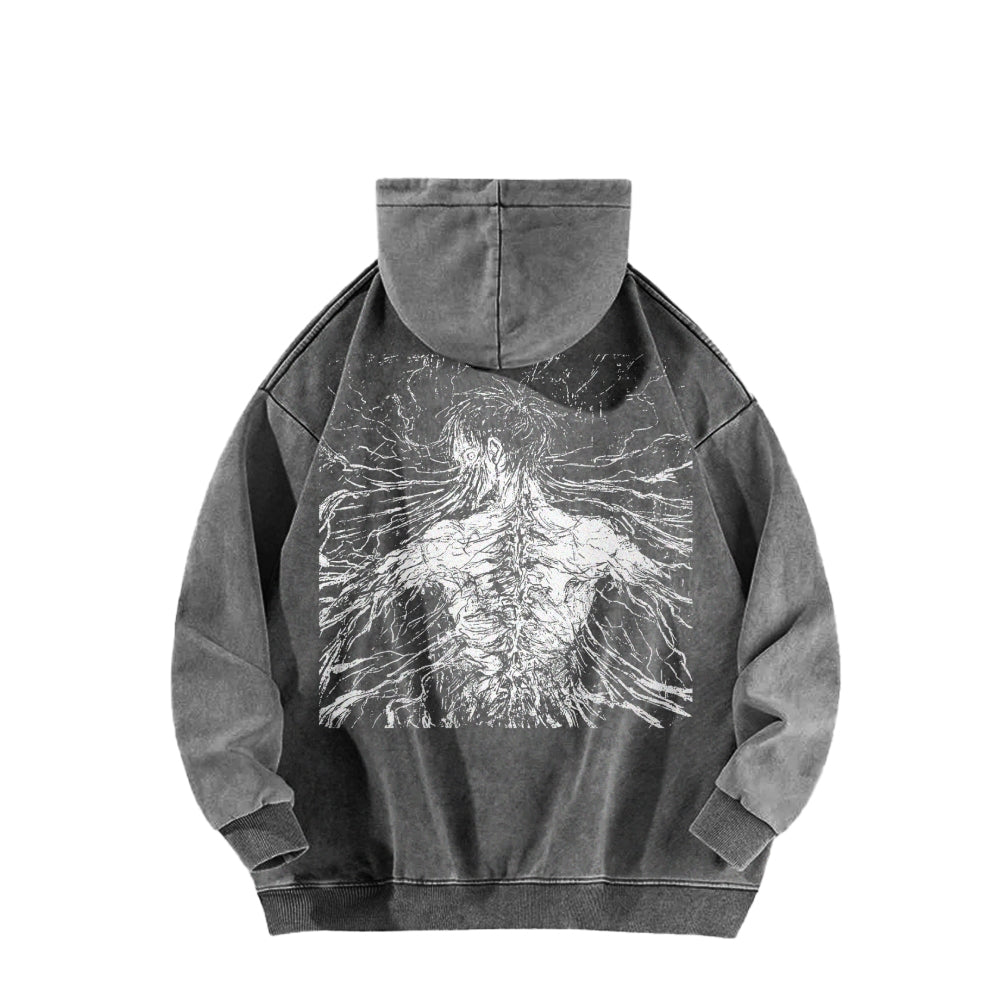 Attack On Titan Casual Washed Hoodies