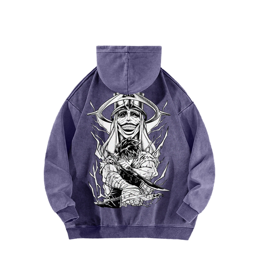 Solo Leveling Casual Washed Hoodies