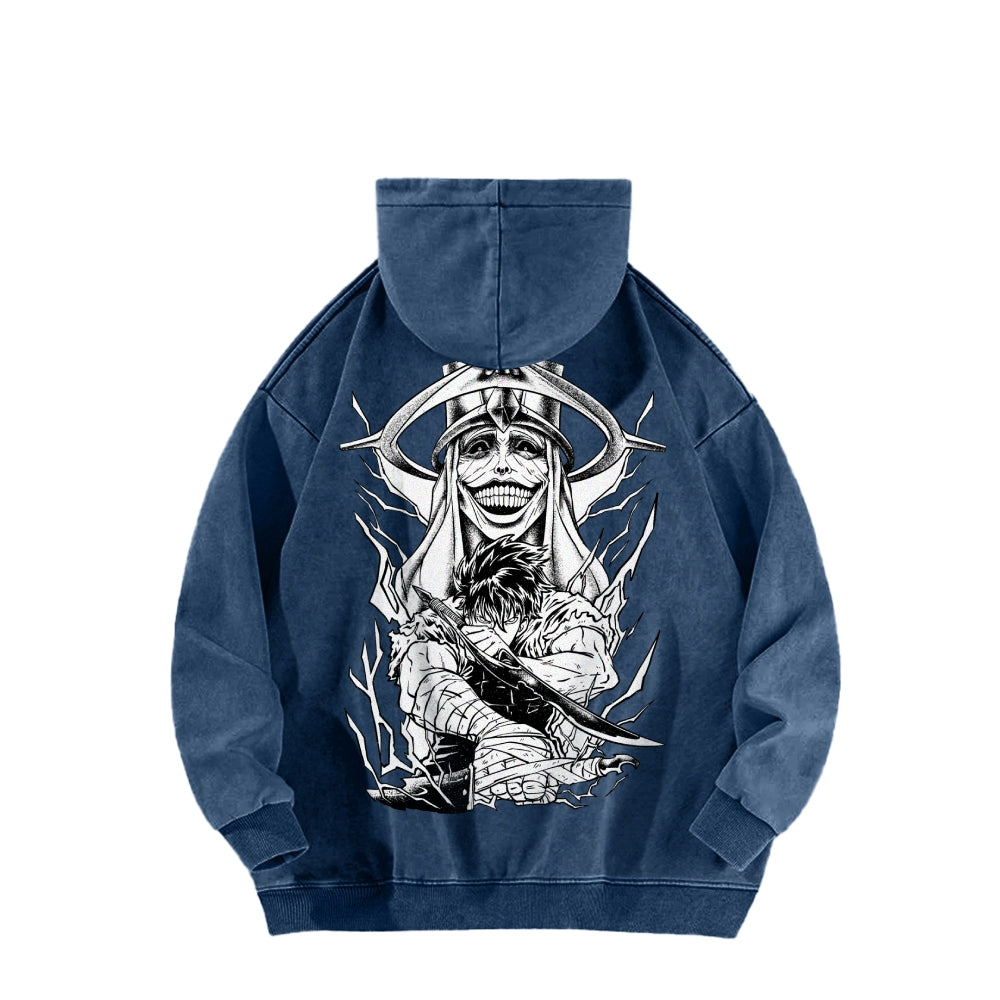 Solo Leveling Casual Washed Hoodies