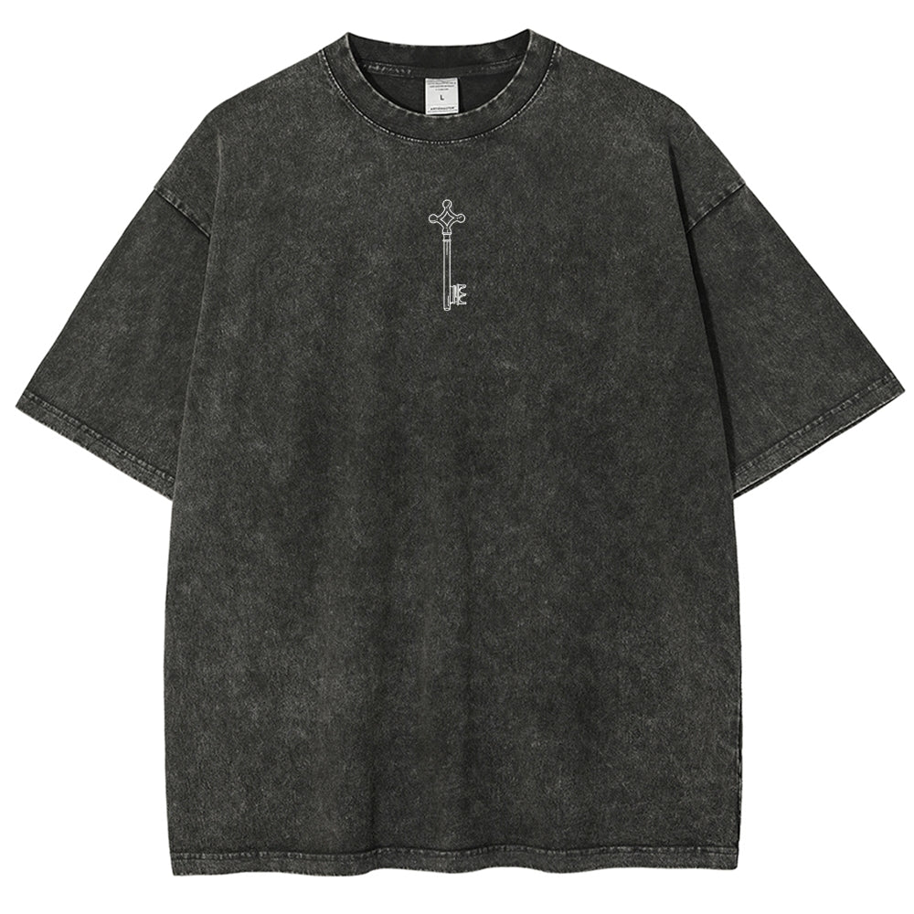 Attack on Tiitan Unisex Fit Washed T-Shirt