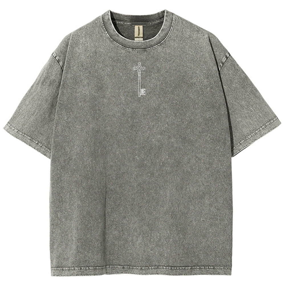 Attack on Tiitan Unisex Fit Washed T-Shirt