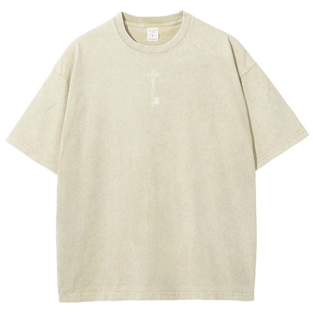 Attack on Tiitan Unisex Fit Washed T-Shirt