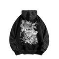 Yu-Gi-Oh! Casual Washed Hoodies Streetwear