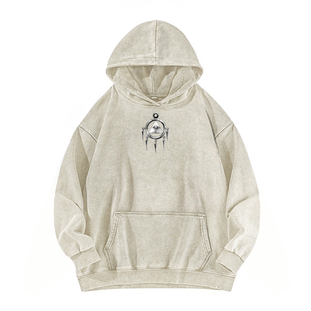 Yu-Gi-Oh! Casual Washed Hoodies Streetwear