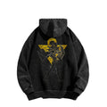 Yu-Gi-Oh! Casual Washed Hoodies Streetwear