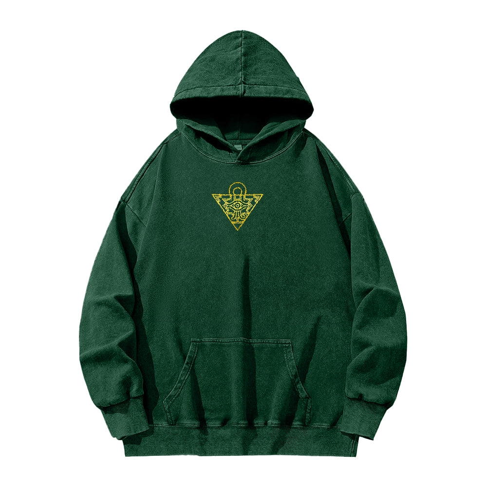 Yu-Gi-Oh! Casual Washed Hoodies Streetwear