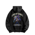 Yu-Gi-Oh! Casual Washed Hoodies Streetwear
