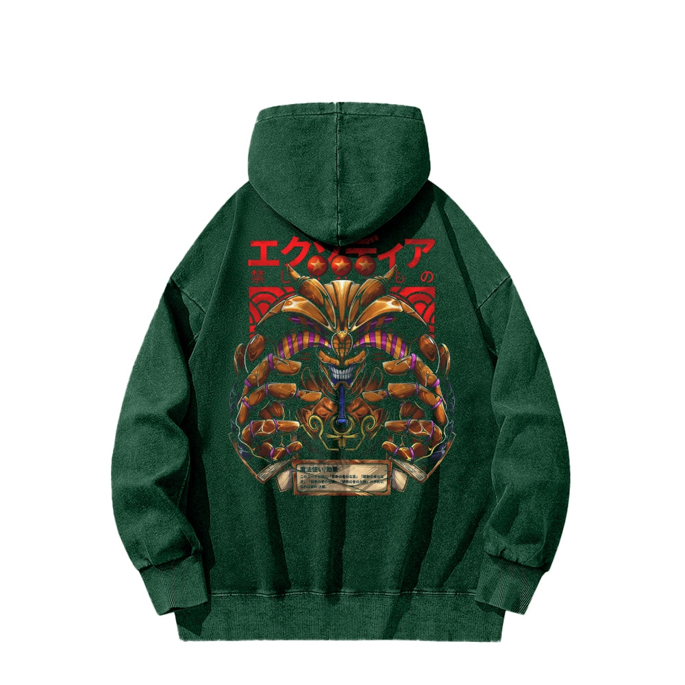 Yu-Gi-Oh! Casual Washed Hoodies