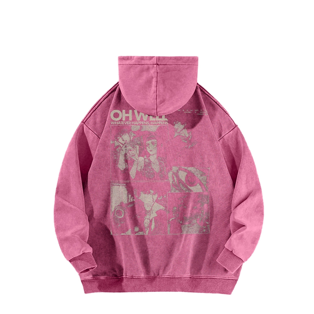 Cowboy Bebop Casual Washed Hoodies 2501009147