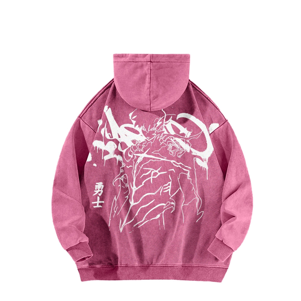 Solo Leveling Casual Washed Hoodies