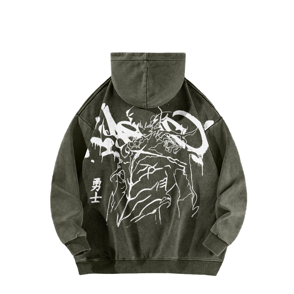 Solo Leveling Casual Washed Hoodies