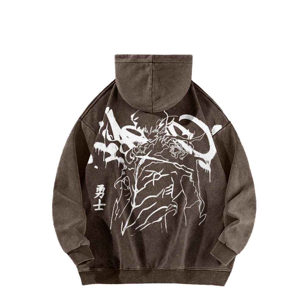 Solo Leveling Casual Washed Hoodies