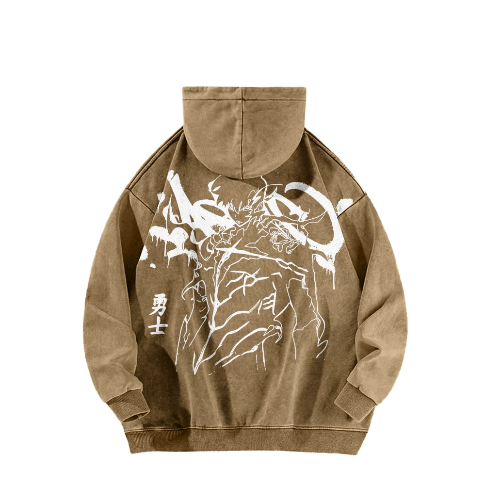 Solo Leveling Casual Washed Hoodies
