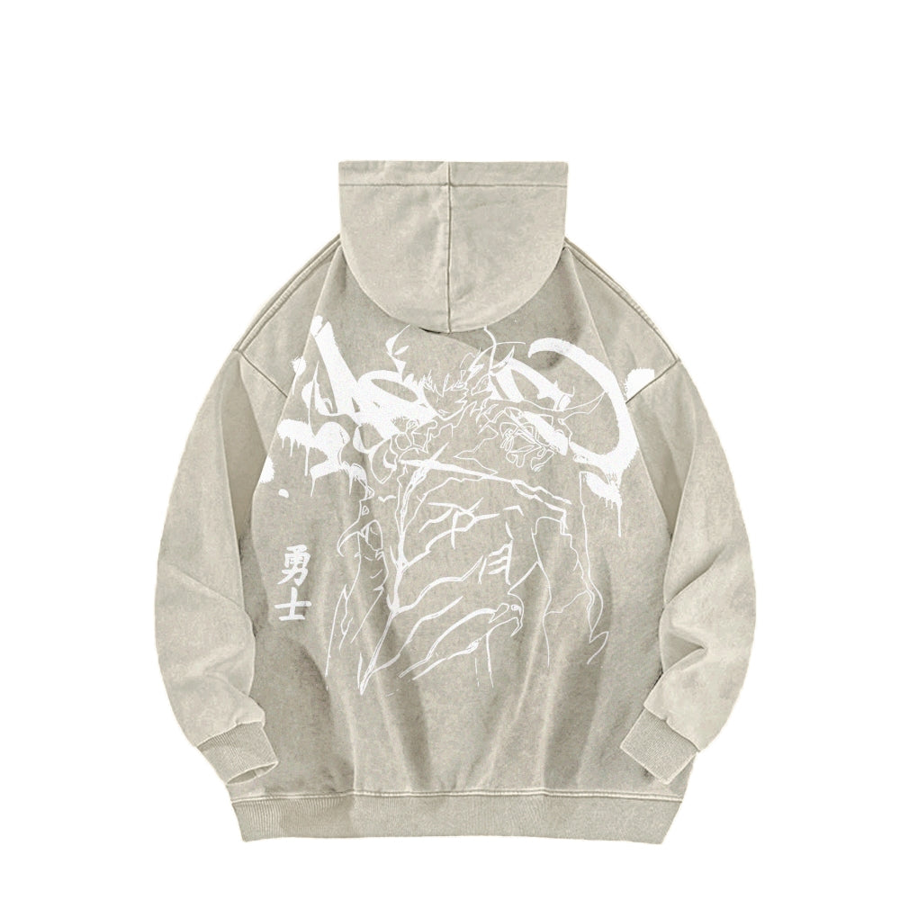 Solo Leveling Casual Washed Hoodies