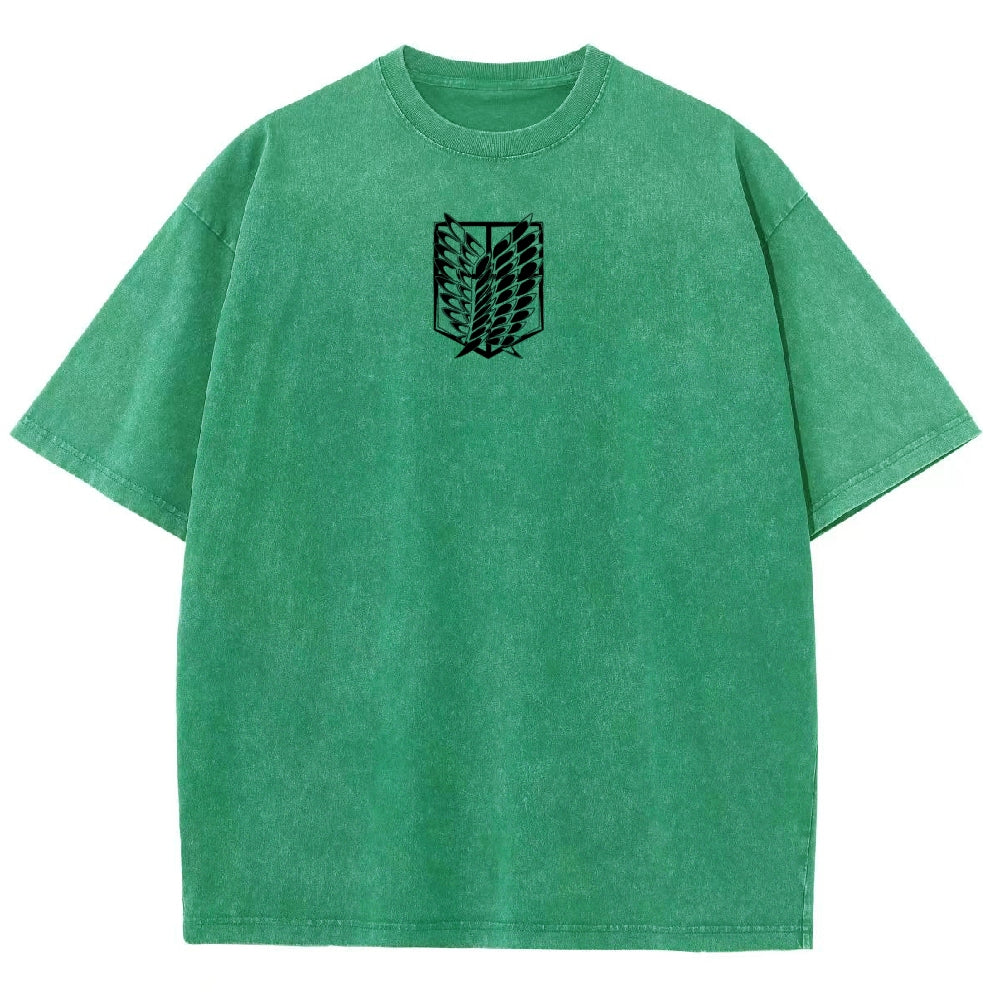 Attack On Titan Unisex Fit Washed T-Shirt 2503000034