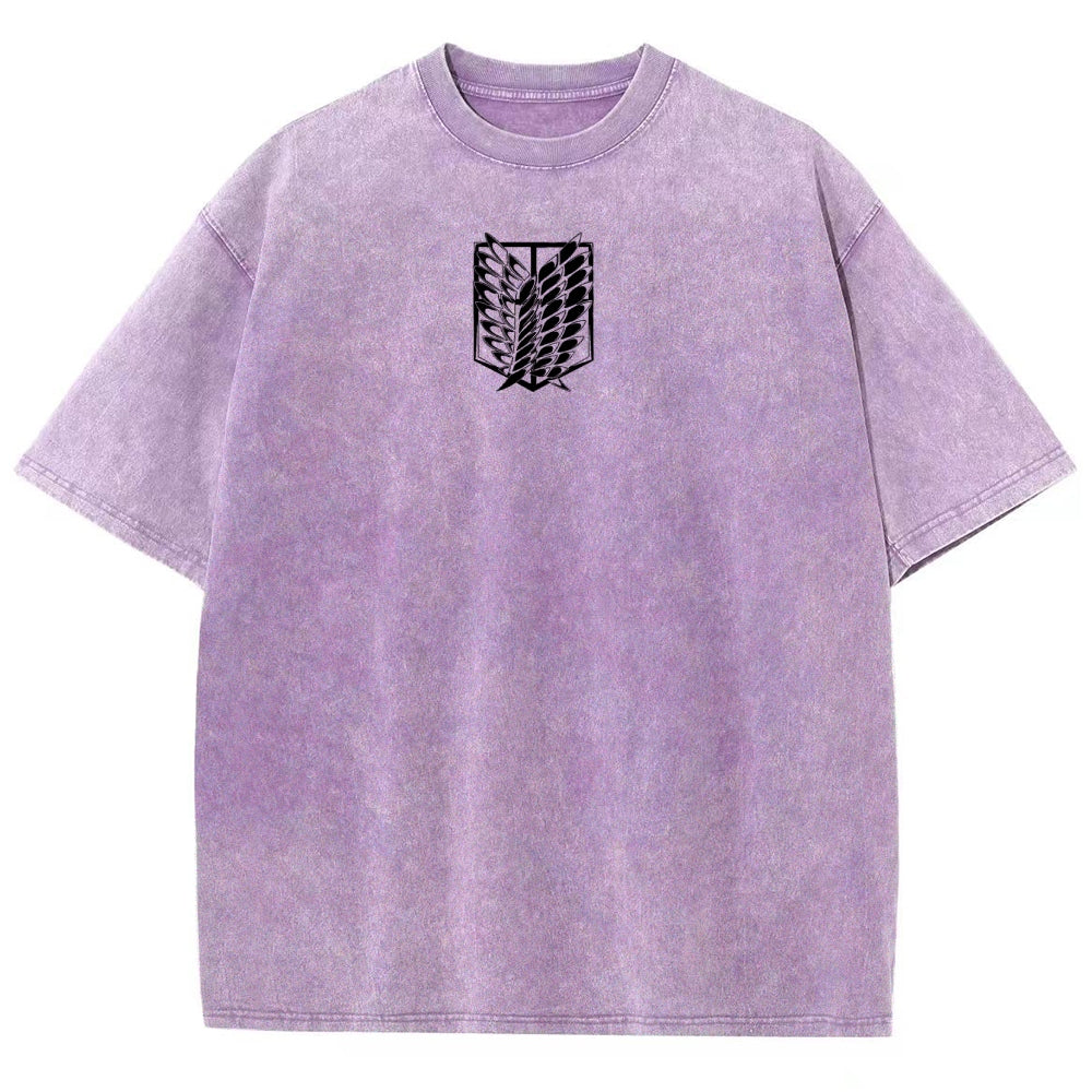 Attack On Titan Unisex Fit Washed T-Shirt 2503000034