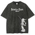 Attack On Titan Unisex Fit Washed T-Shirt 2503000039