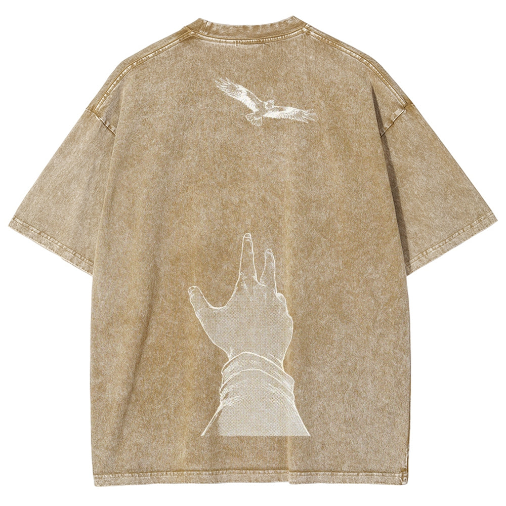 Attack On Titan Unisex Fit Washed T-Shirt 2503000039