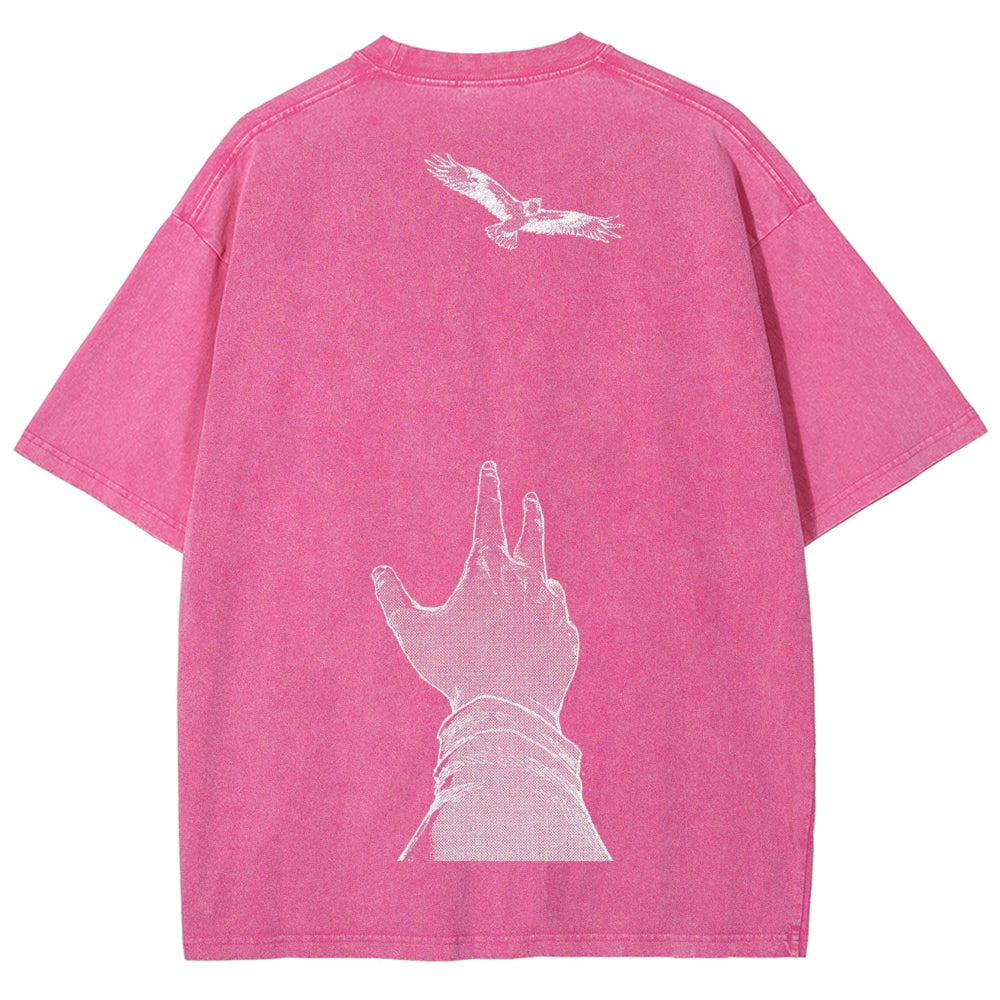 Attack On Titan Unisex Fit Washed T-Shirt 2503000039
