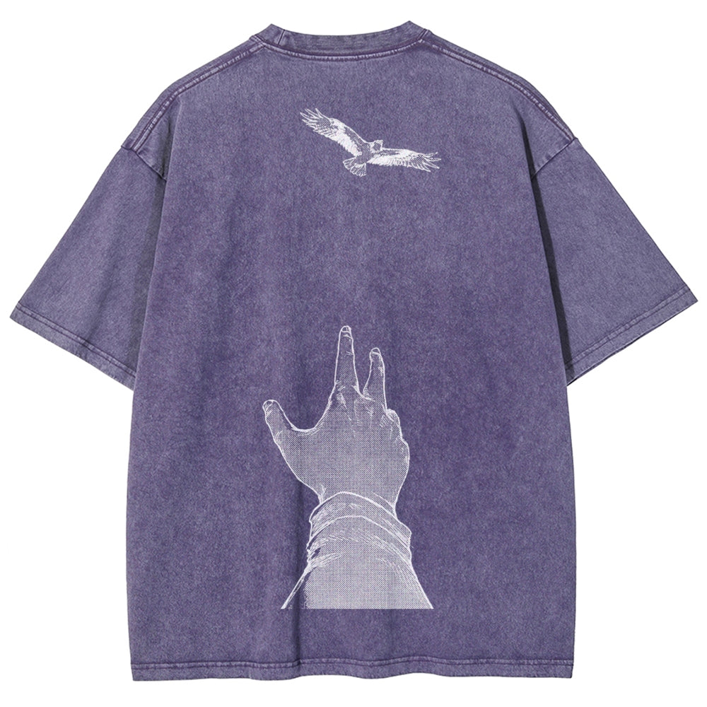 Attack On Titan Unisex Fit Washed T-Shirt 2503000039
