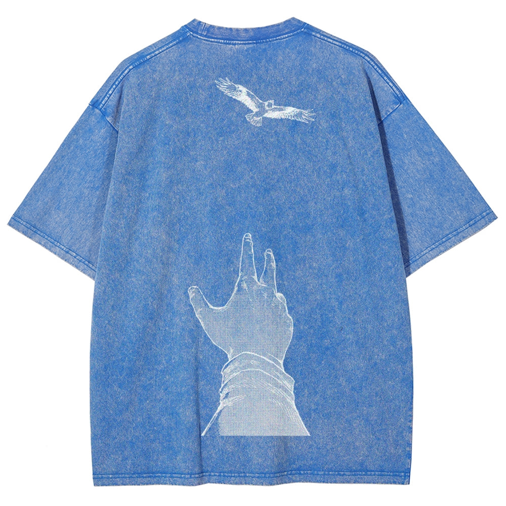 Attack On Titan Unisex Fit Washed T-Shirt 2503000039