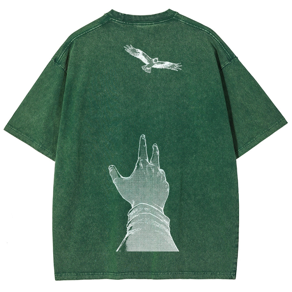 Attack On Titan Unisex Fit Washed T-Shirt 2503000039