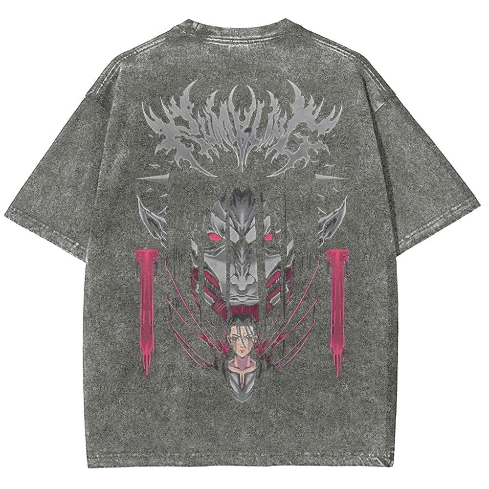 Attack On Titan Unisex Fit Washed T-Shirt 2503000041