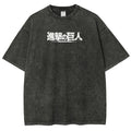 Attack On Titan Unisex Fit Washed T-Shirt 2503000052