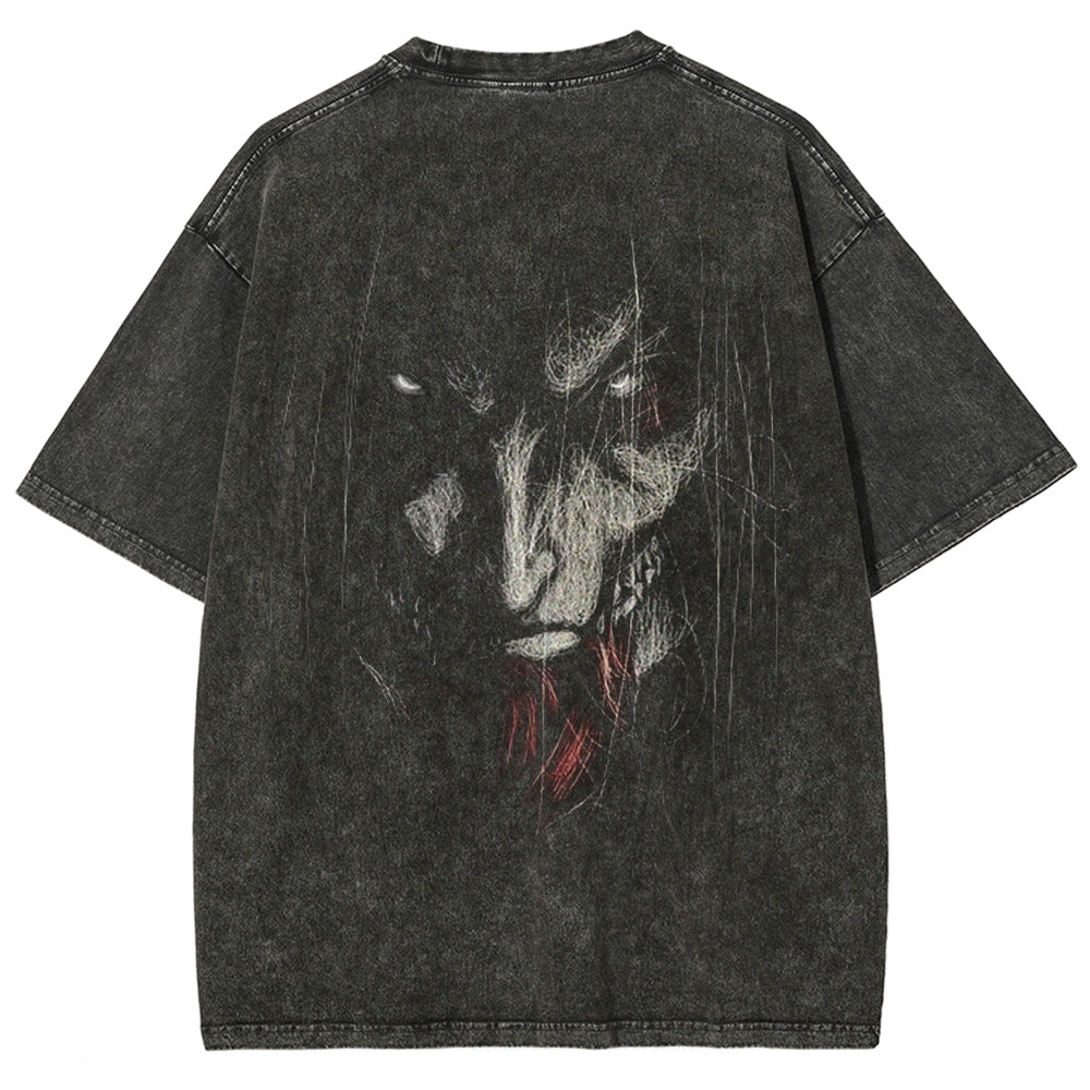 Attack On Titan Unisex Fit Washed T-Shirt 2503000052