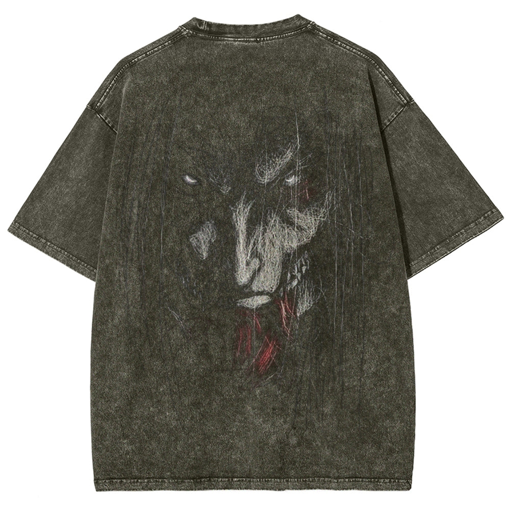 Attack On Titan Unisex Fit Washed T-Shirt 2503000052