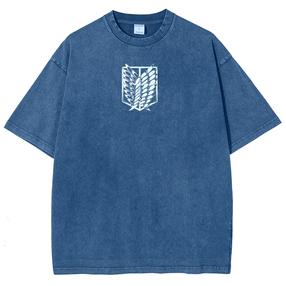 Attack On Titan Unisex Fit Washed T-Shirt 2503000071