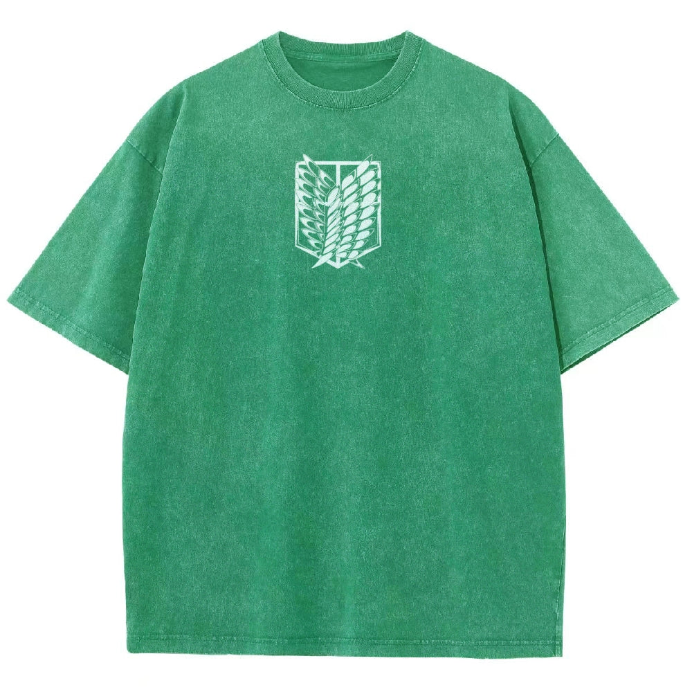 Attack On Titan Unisex Fit Washed T-Shirt 2503000071